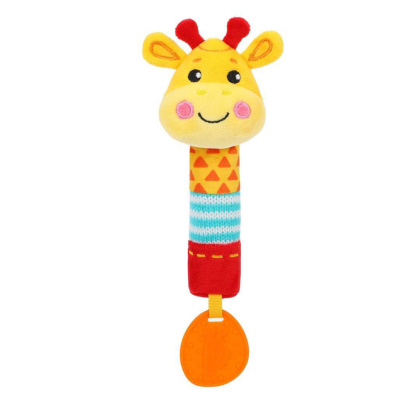 Пищалка с прорезывателем Жирафик Жирафики 939699